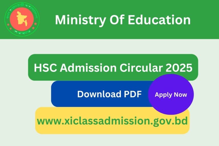 HSC Admission Circular 2025 – Apply Now