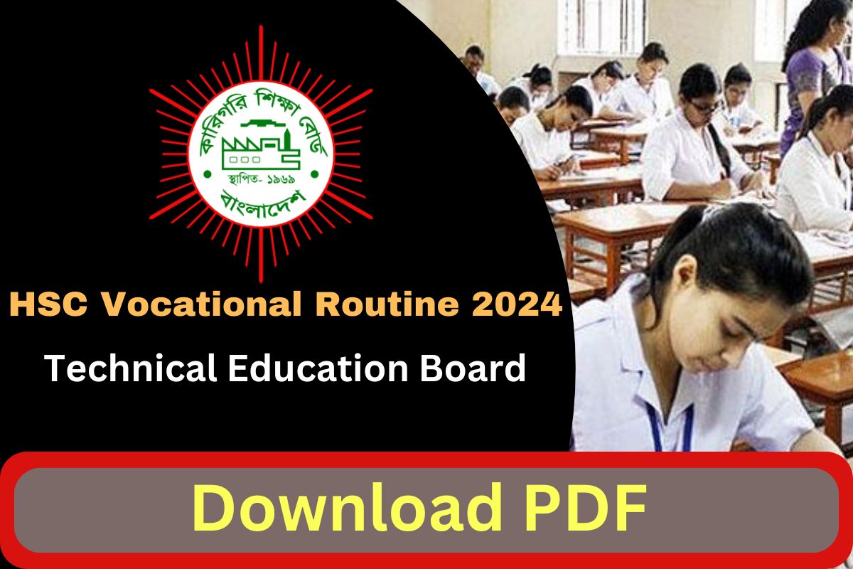 HSC Vocational Routine 2024