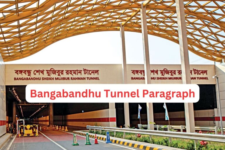 Bangabandhu Tunnel Paragraph For HSC, SSC (100, 150, 200 Words)