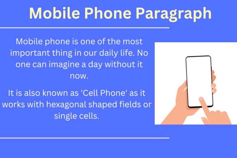 Mobile Phone Paragraph For Class 9-12 (150, 200 Words)