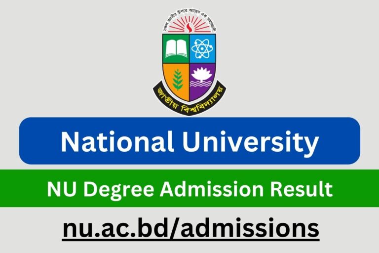 NU Degree Admission Result – (1st Merit List Download)