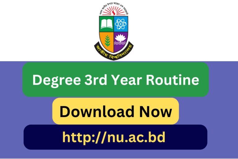 NU Degree 3rd Year Routine – Download Online