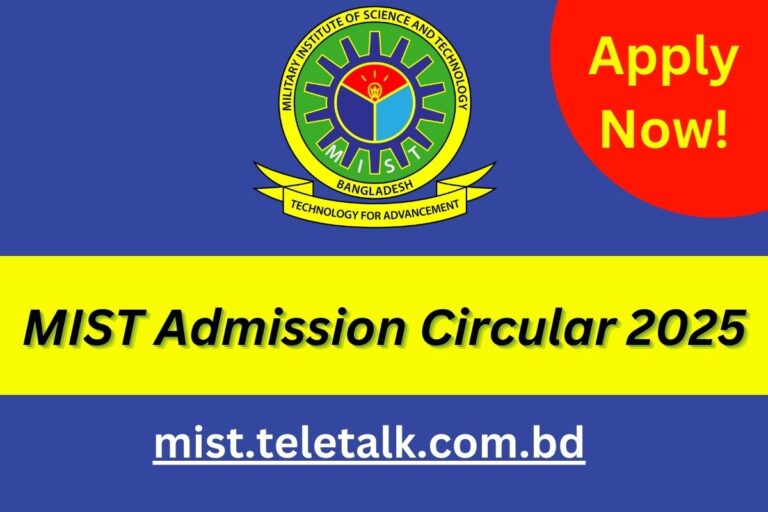 MIST Admission Circular 2025 – (Admission Circular & Result)