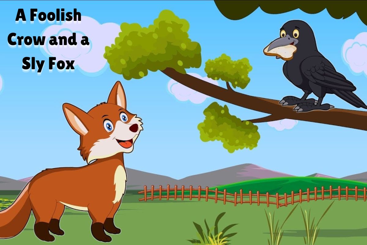 A Foolish Crow and a Sly Fox Completing Story